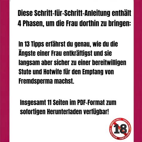 Ehefrau Hot Wife Fremdbesamen Fremdficken Lassen Schritt für Schritt Anleitung Wie kriege ich
