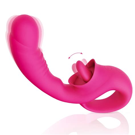 Clitoral Licking G Spot Vibrator Realistic Dildo Clitoralis Stimulator