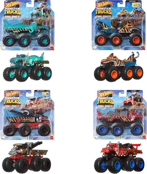 Amazon Hot Wheels Monster Trucks Big Rigs Scale Toy Truck