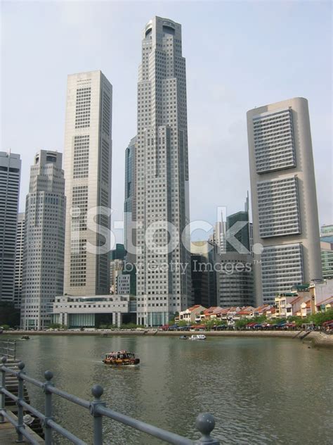 Boat Quay In Singapore Stock Photo | Royalty-Free | FreeImages