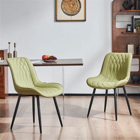 Amazon YOUNIKE Dining Chairs Set Of 2 With High Back Mid Century