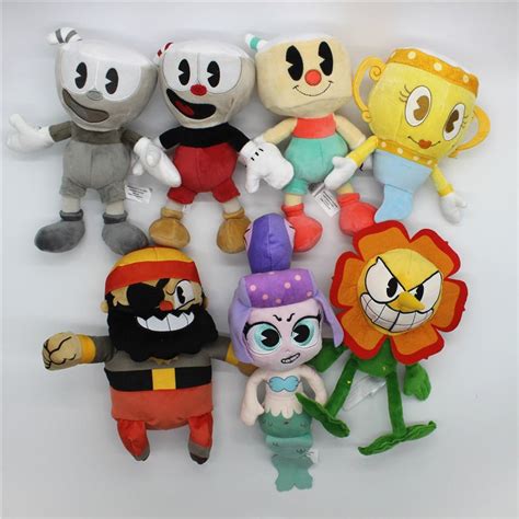 Cuphead Cupman Series Stuffed Animal Doll Plush Toy Etsy