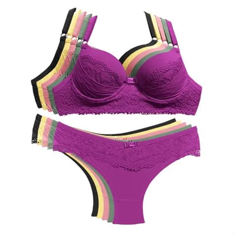 Lingerie Kit Conjuntos Calcinha Suti Bojo Atacado Frete Gr Tis