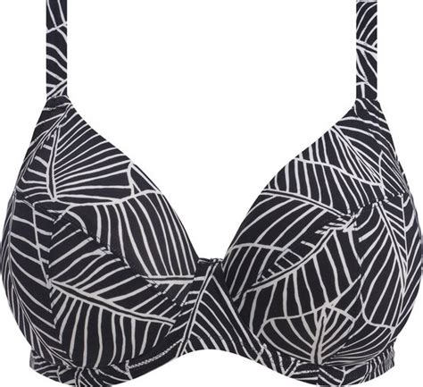 Elomi Kata Beach Uw Plunge Bikini Top Dames Bikinitopje Black Maat H Bol