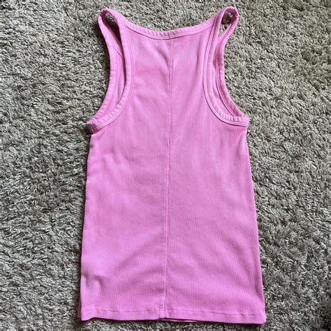 Hot Pink Aerie Tank Barely Worn Size Small Depop