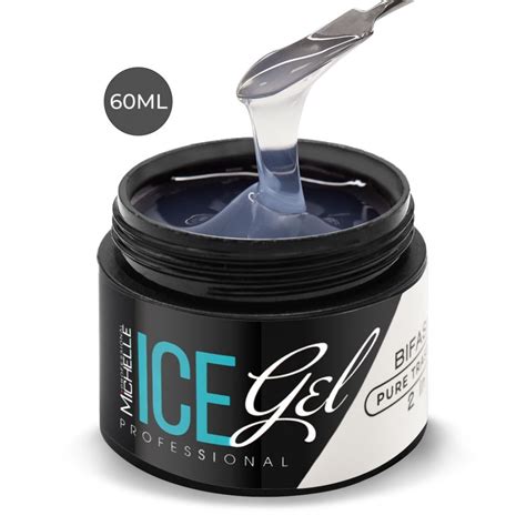 ice gel bifasico pure trasparent ml michellenails