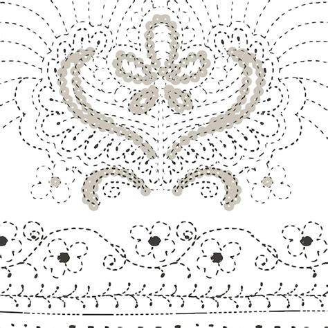 Premium Vector Lace Background Ornamental Flowers Vector Texture Design Lingerie And Jewelry