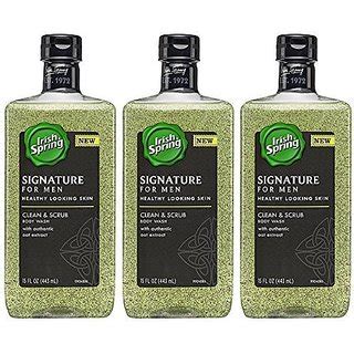 Buy Irish Spring Signature For Men Body Wash Clean Scrub With