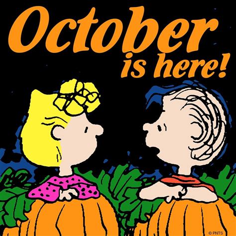 Happy October Snoopy