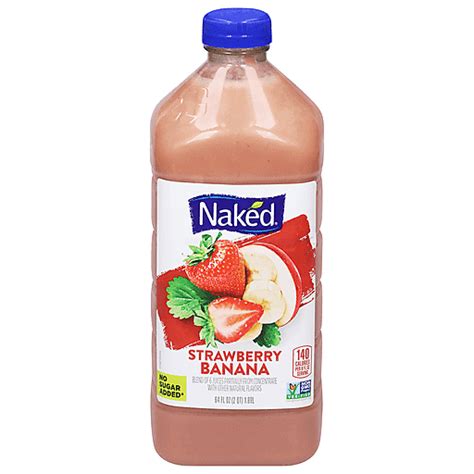 Naked Juice Strawberry Banana 64 Fl Oz Juice Lemonade Ingles Markets
