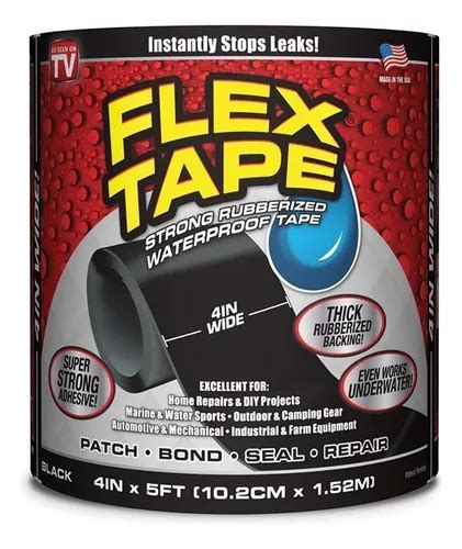 Flex Tape Cinta Adhesiva Impermeable Para Fugas De Agua Cuotas Sin