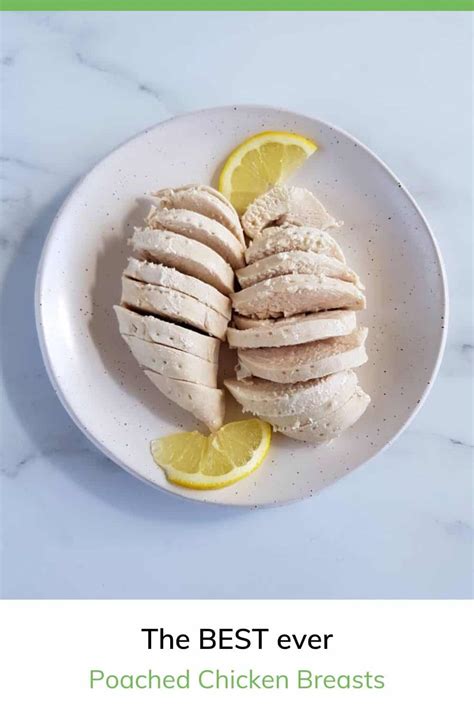 Easy Poached Chicken Breasts - Hint of Healthy