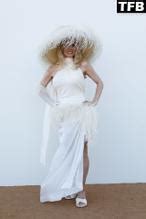 Pamela Anderson Sexy Flaunts Her Hot Boobs At The Le Raphia Jacquemus Show In Le Bourget AZNude