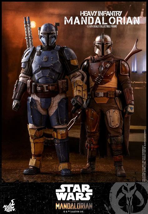 超大把重型雷射步槍帥爆 Hot Toys TMS 曼達洛人重裝步兵曼達洛人 Heavy Infantry Mandalorian 比例人偶 玩具人Toy