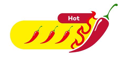 Spicy Chilli Hot Level Isolated On White Background 25661484 Vector Art At Vecteezy