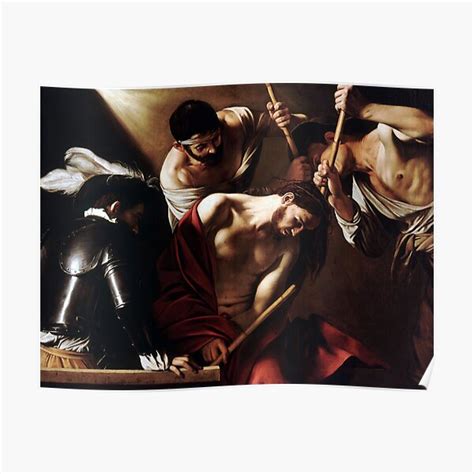 "Caravaggio The Crowning with Thorns" Poster for Sale by pdgraphics ...