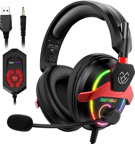 Tatybo Xw6 7 1 Gaming Headset Für Pc Ps4 Ps5 Xbox One Switch Usb