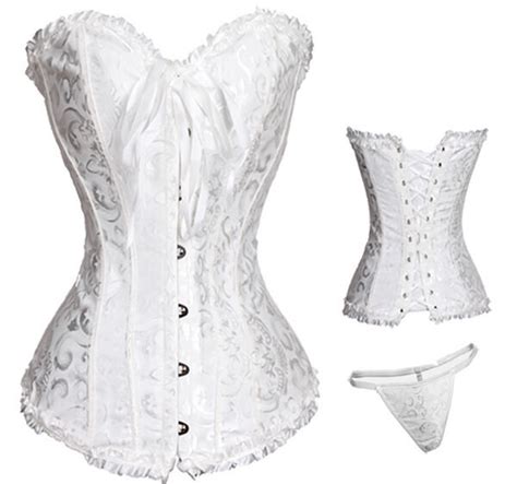 Sexy Bustier Corset Burlesque Basque Lingerie Fancy Rouge Boned Lace Up AS EBay