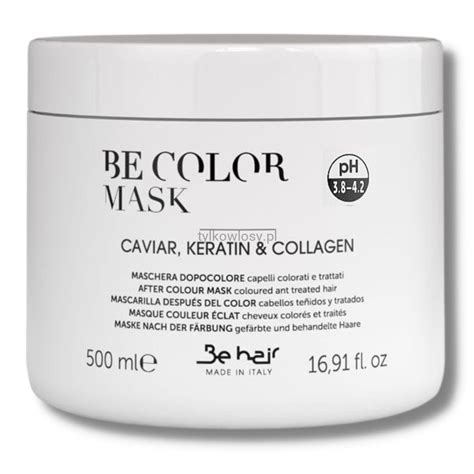 Be Hair Be Color - odżywcza maska z kawiorem, keratyną, kolagenem 500ml ...