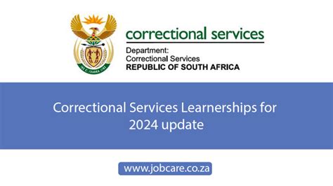 Correctional Services Learnerships For 2024 Update Jobcare