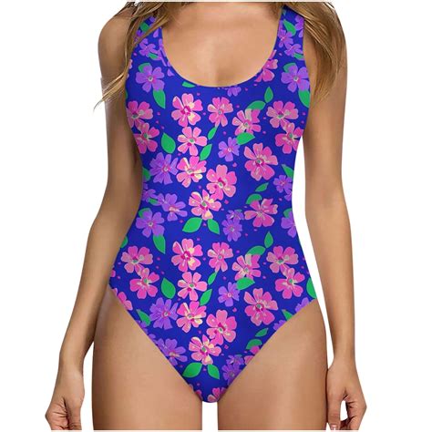 Diskebuiss Th Of July Print Womens Swimsuits Padded Summer Backless Bikini Plus Size Beach