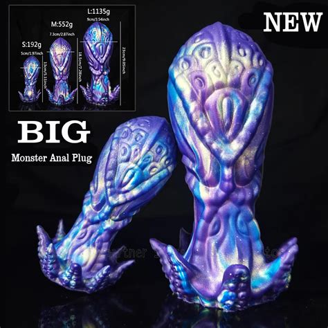 NEW Monster Octopus Anal Plug Huge Irregular Anal Dildo Dilator Masturbation Fist Arm Male And
