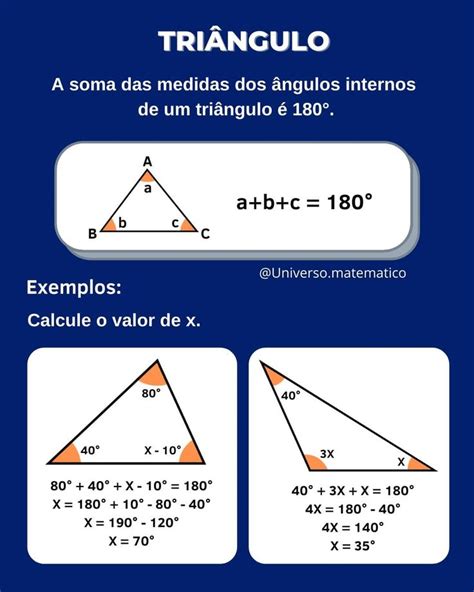 Soma Das Medidas Dos Ângulos Internos De Um Triângulo - Soma dos ângulos internos de um triângulo