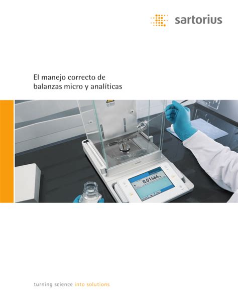 El Manejo Correcto De Balanzas Micro Y Anal Ticas