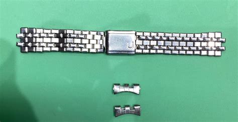 Proper end links for Gay Frères brick stretch bracelet to fit Polerouter Date reference 204503