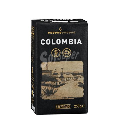 Hacendado Cafe Molido Natural Colombia Paquete 250 G