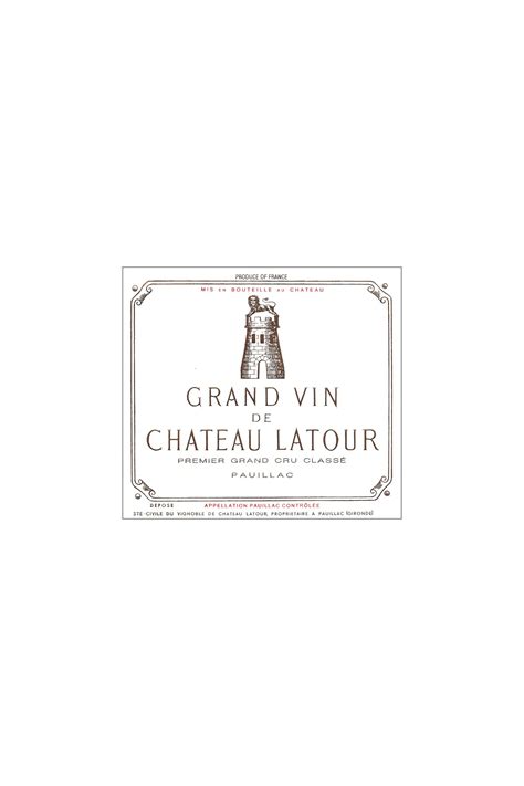 Ch Teau Latour Pauillac