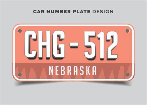 Premium Vector | Car Registration License Number Plate Vehicle ...