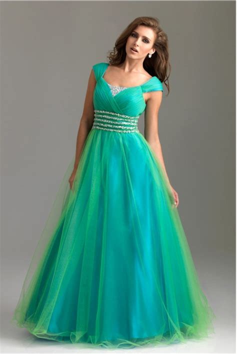 Cap Sleeve Prom Dress