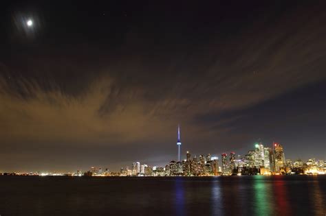 Toronto Night Foto And Bild World Nachtaufnahme Cn Tower Bilder