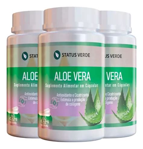 Potes Aloe Vera Extrato De Babosa Kit C Ps De Mg