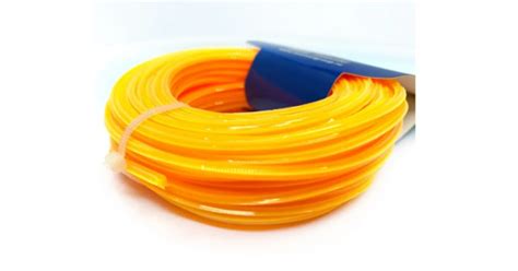 Купить Леска триммерная (корд) 2,4 мм 15 м, сечение железный трос с ...