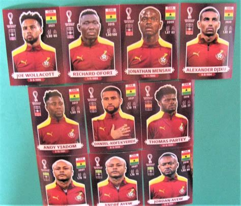 PANINI WM 2022 GHA 10 Sticker Kaufen Auf Ricardo