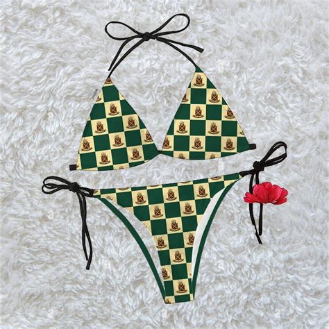 Jameson Checkerboard Triangle Beach Bikini Tw95 Hearthtops Store
