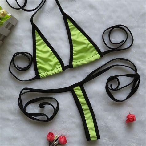 Extreme Micro Bikini Micro Mini Bikini Red Extreme Bikini Etsy Sweden