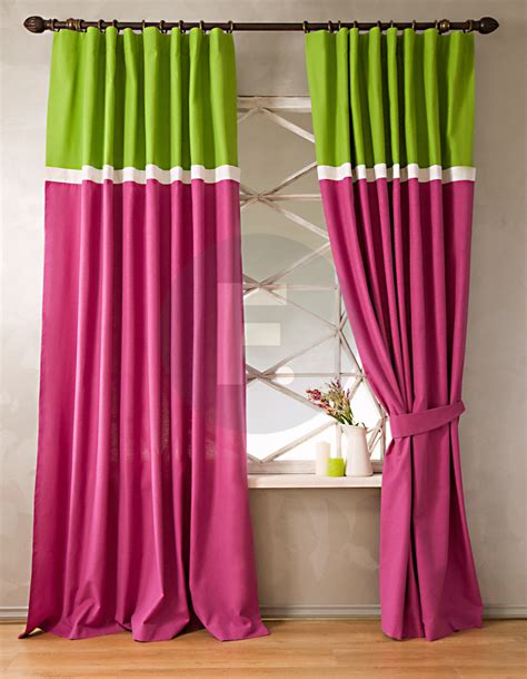 Комбинированные шторы из двух и более цветов: как сшить своими руками, фото