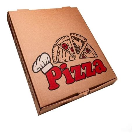 Cajas Para Pizza Kraft C Imp X X Cm Pulgadas Empack