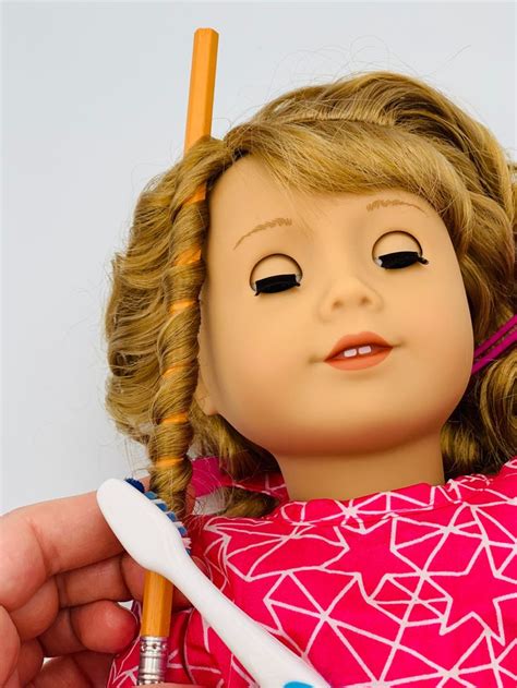 How To Re Curl American Girl Doll Hair Crown Country Crochet
