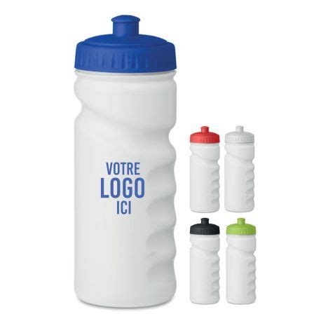 Bouteille de sport personnalisée 500ml Marquage compris Délai rapide