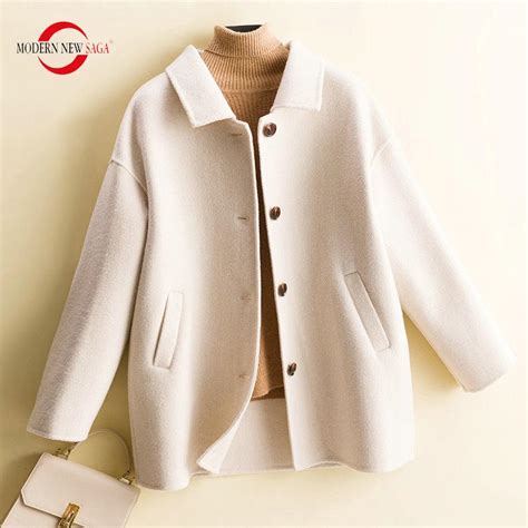 Женская шерстяная куртка MODERN NEW SAGA из 100% мериносовой шерсти ...