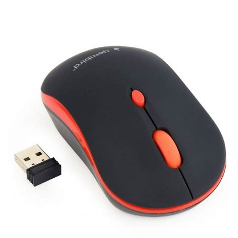 Gembird Wireless Optical Mouse Black/Red - Cablematic