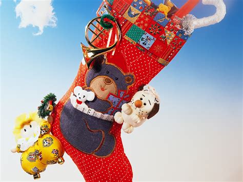 Рождественский носок / Рождество - обои для рабочего стола, картинки, фото