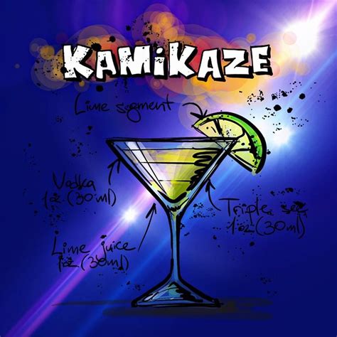 Камикадзе японский коктейль