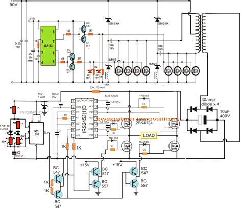 Ferrite Core Inverter Circuit Diagram Kva Ferrite Core Inve