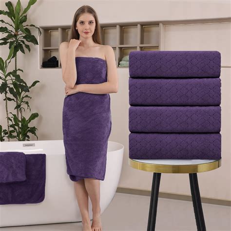 Amazon.com: Extra Large Bath Towels Set 35x70 Inches - Luxury 600 GSM