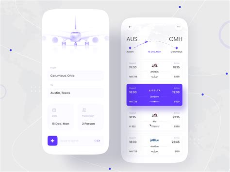 Dribbble Booking App Png By Romit Arora